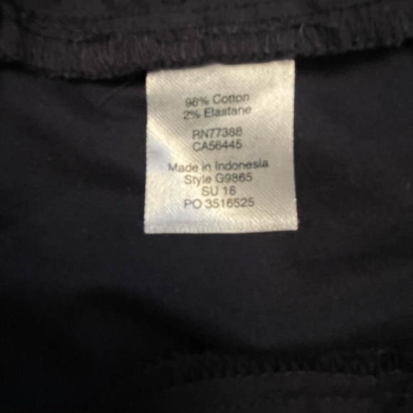 J. Crew Factory Laney Straight Leg Chino Pant in Navy. Size 8. - Picture 6 of 7